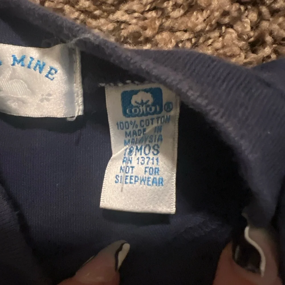 Navy onesie